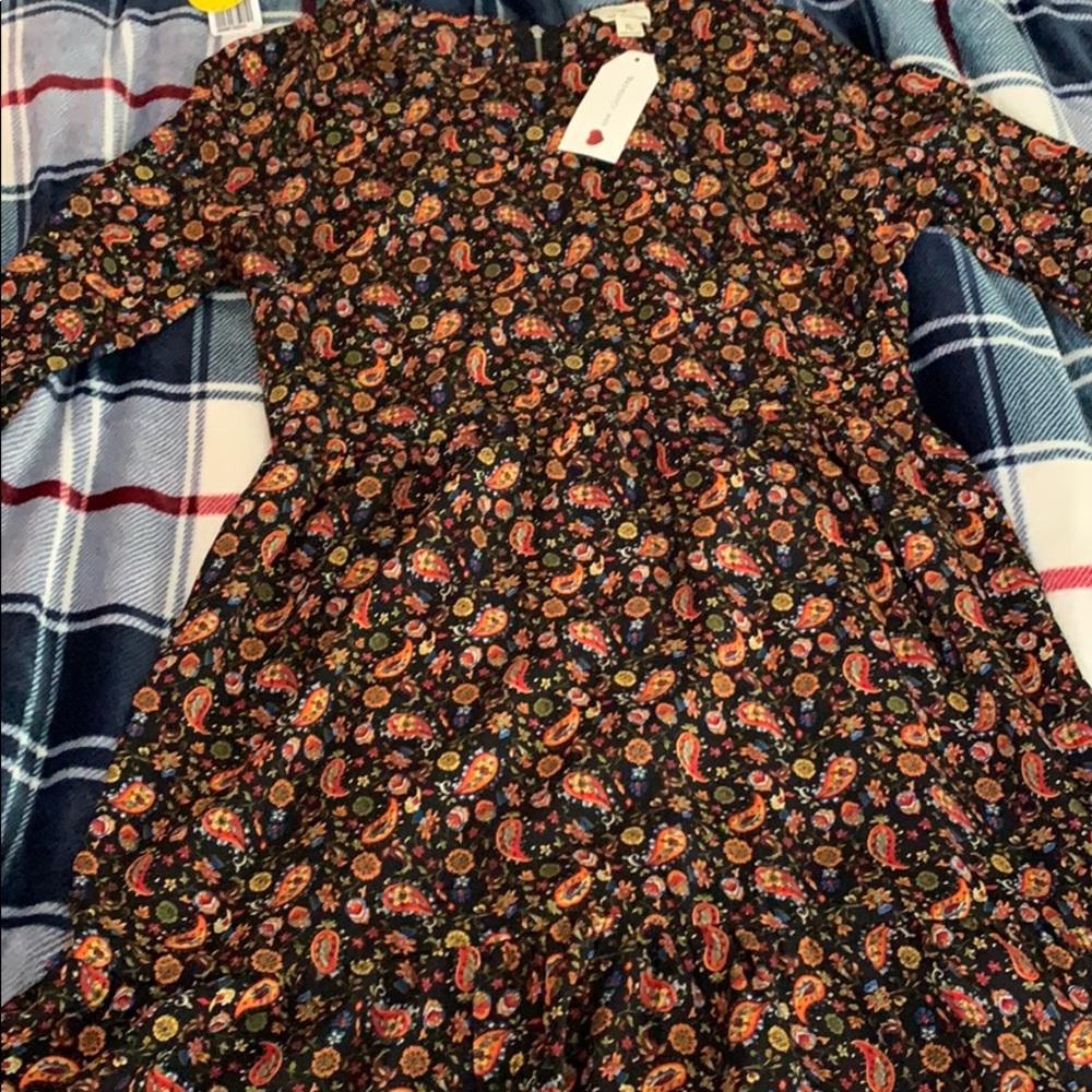 Woman’s flower dress
